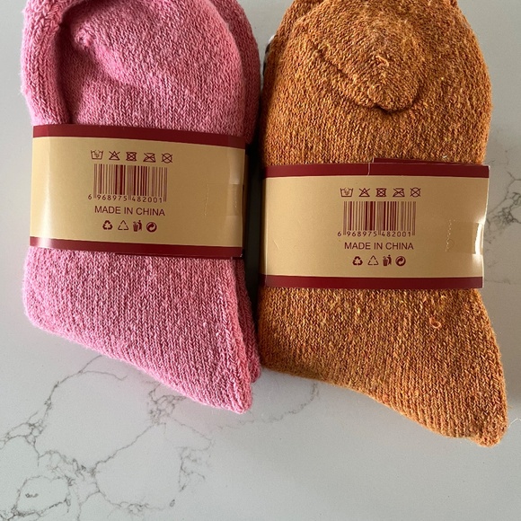 FINAL SALE: 2 pairs of Meng Wei women's socks; NWOT - Picture 3 of 6